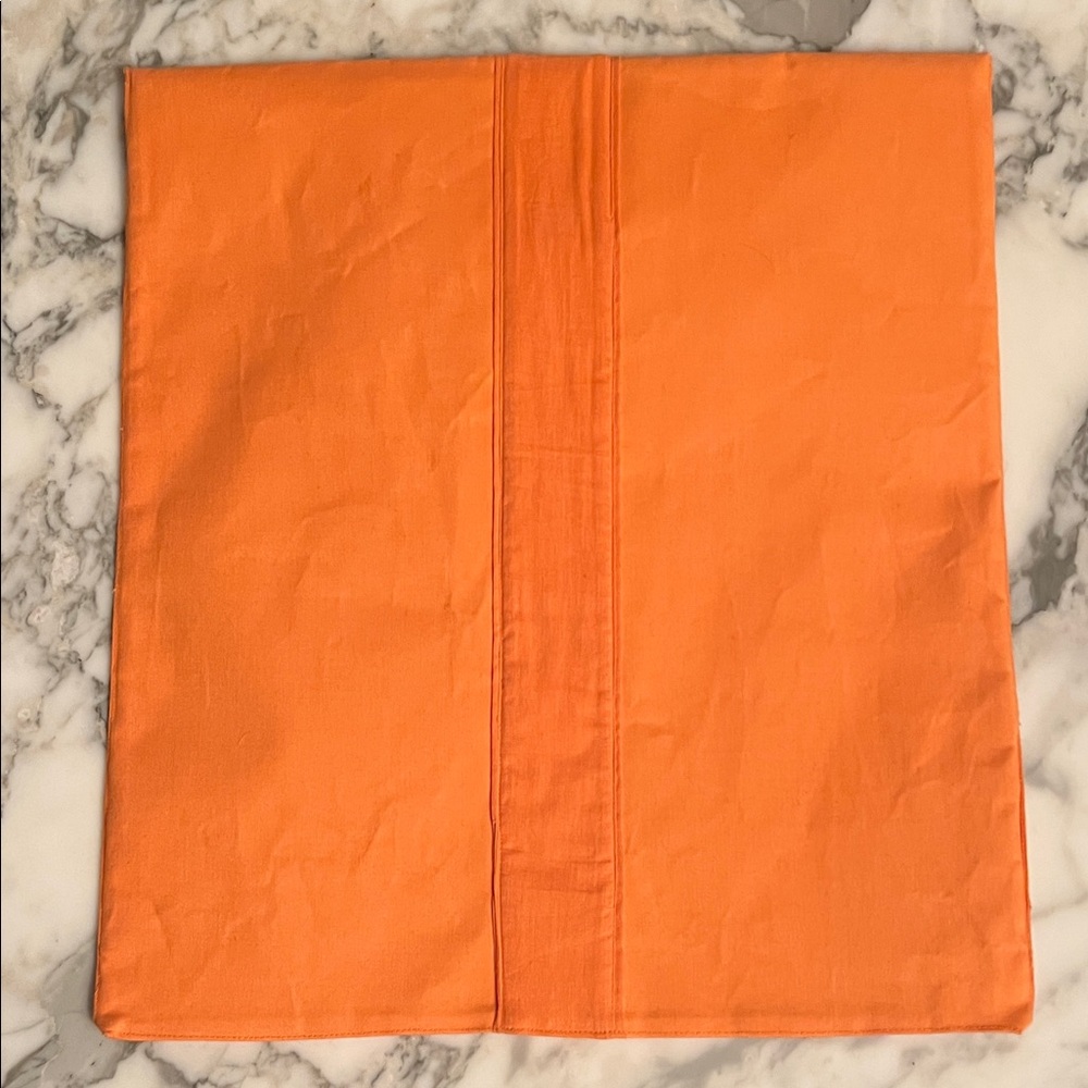 Coniglio Palm Beach Signature Orange Packing Bag With Bow View 4